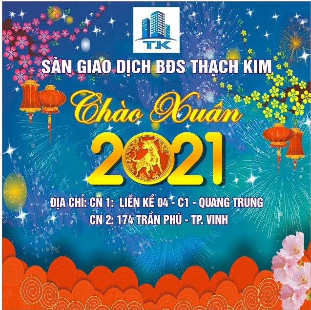 S&agrave;n BĐS Thạch Kim ch&uacute;c mừng năm mới