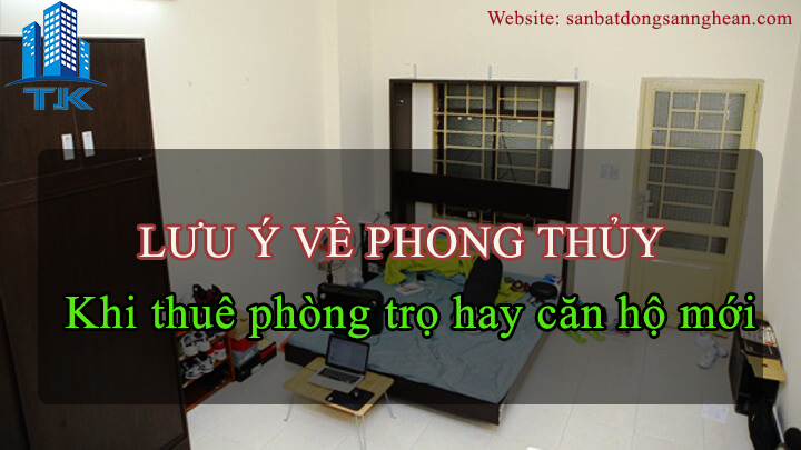 lưu ý trong phong thủy khi chuyển phòng trọ